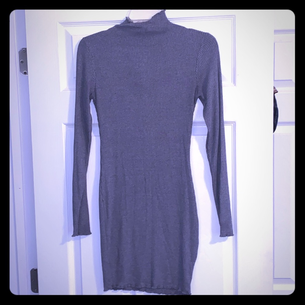 Grey Sweater Dress.